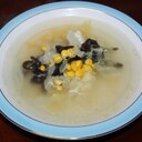 きくらげ！と白菜のスープ